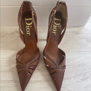 Christian Dior Snakeskin Pumps